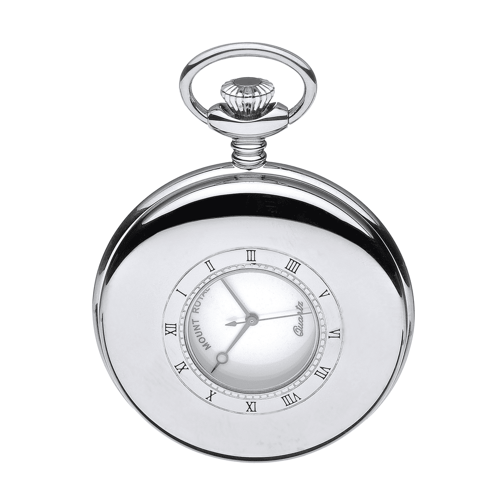 Chrome Plated Half Hunter B9 Pocket Watch