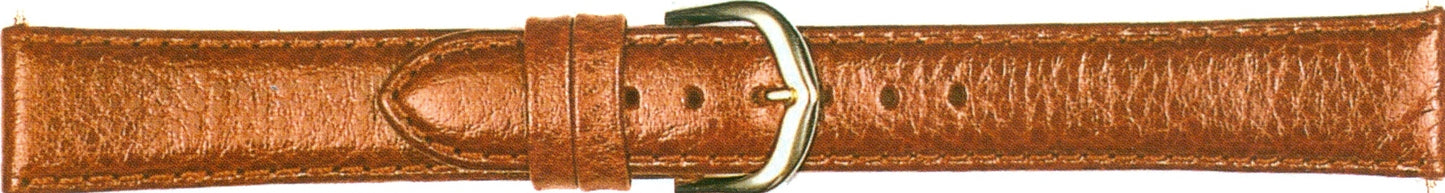 5 x Denva Calf Padded Leather Closed End Watch Straps