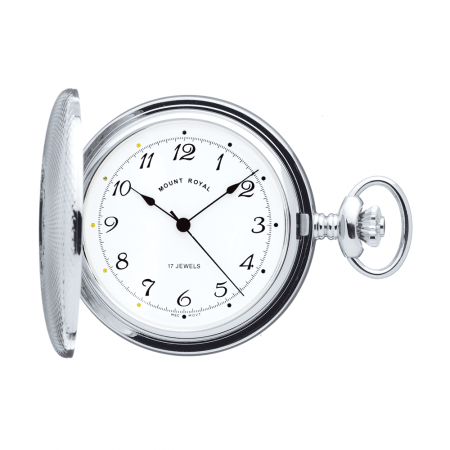 Chrome Plated Hunter B11 Pocket Watch A G Thomas (Bfd) Ltd – A G