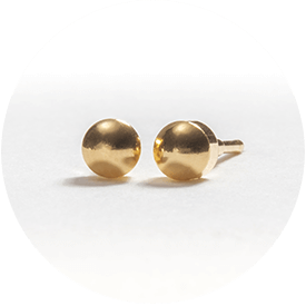 Caress System 2000 24ct Regular Ear Studs