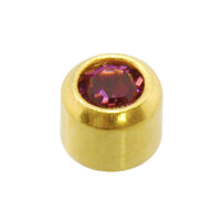 Caflon Mini 24ct Gold Plated Amethyst (February)