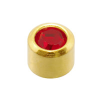 Caflon Mini 24ct Gold Plated Ruby (July)