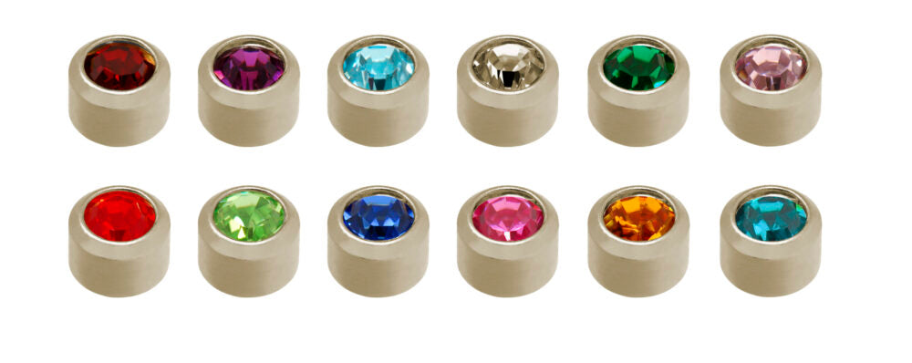 Caflon Titanium Assorted Birthstones