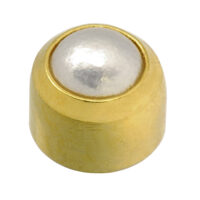 Caflon 24ct Gold Plated Pearl