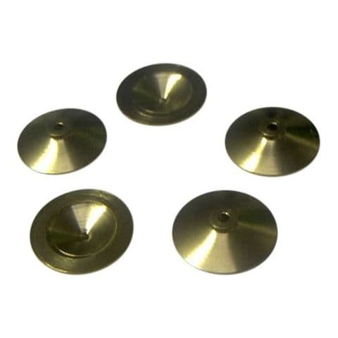 Longcase 10mm Turned Brass Hand Washers (pack of 5)