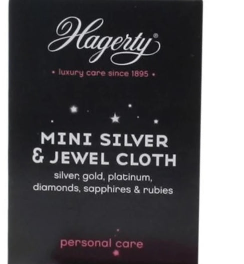 Hagerty Mini Silver & Jewel Cloth 9cm x 12cm