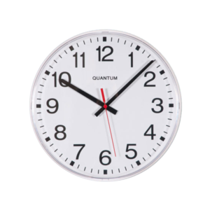 Medium Sized 12hr Dial Wall Clock 300mm (12") 6200