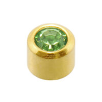 Caflon Mini 24ct Gold Plated Peridot (August)