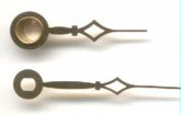 Polished Brass Clock Hands 35mm     H264/20