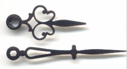 Matt Black Clock Hands 57mm   H264/27