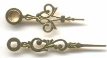 Polished Brass Embossed Clock Hands 46mm   H264/4