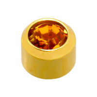 Caflon 24ct Gold Plated Topaz (November)