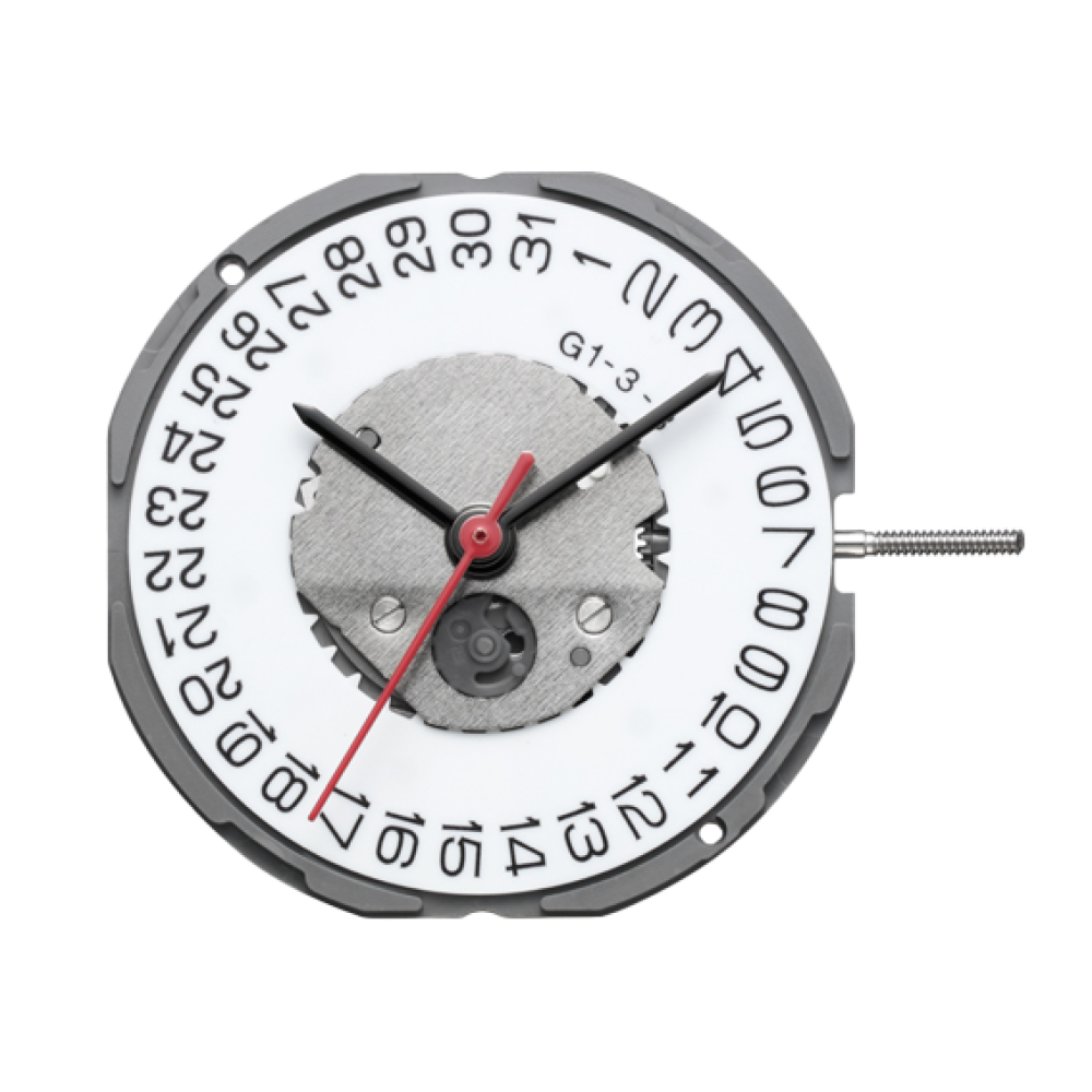Original Miyota 1L45 Japan Quartz Watch Movement – 2 Hands, Small Second At 6 – NEW With Tags